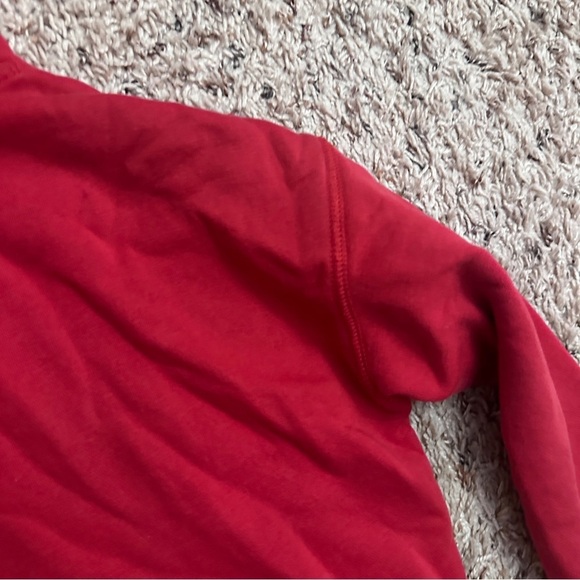 Gap x Disney Red Mickey Mouse Graphic Hoodie Sweatshirt Kids Size Small - Picture 12 of 14